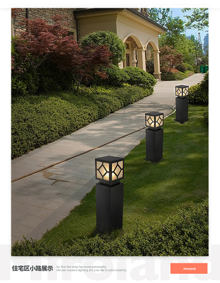 草坪燈太陽能草地?zé)舴叫螝W式復(fù)古庭院燈花園燈外戶外景觀燈公園燈